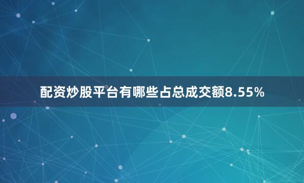 配资炒股平台有哪些占总成交额8.55%