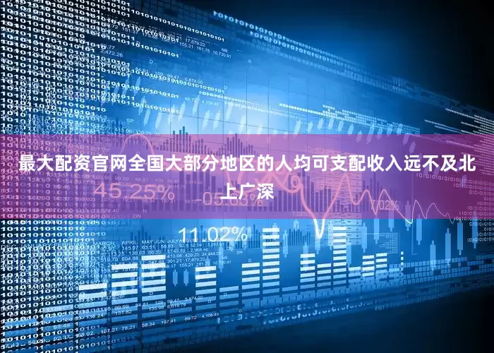 最大配资官网全国大部分地区的人均可支配收入远不及北上广深